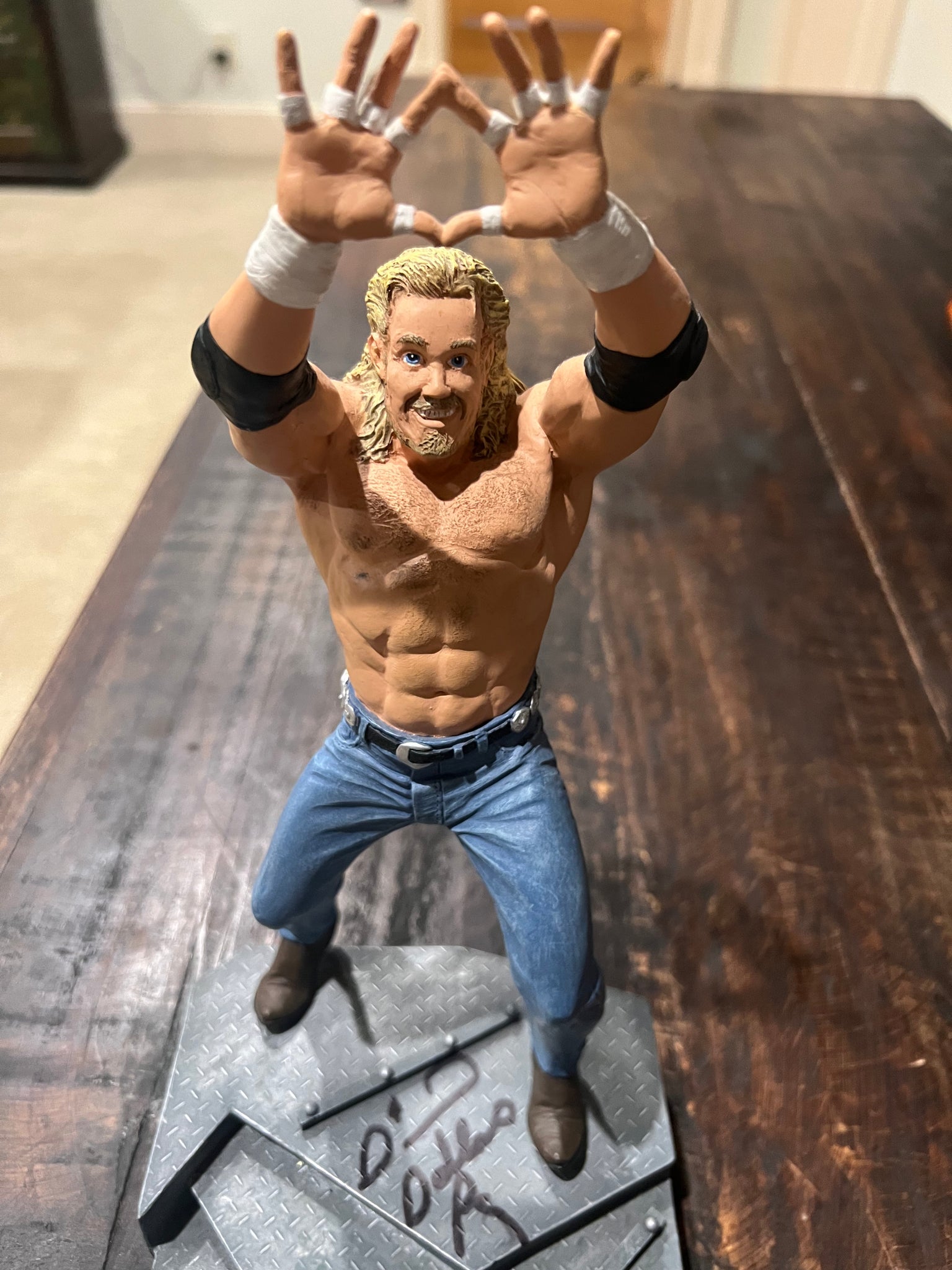 Signed DDP Cold Cast Porcelain Statue