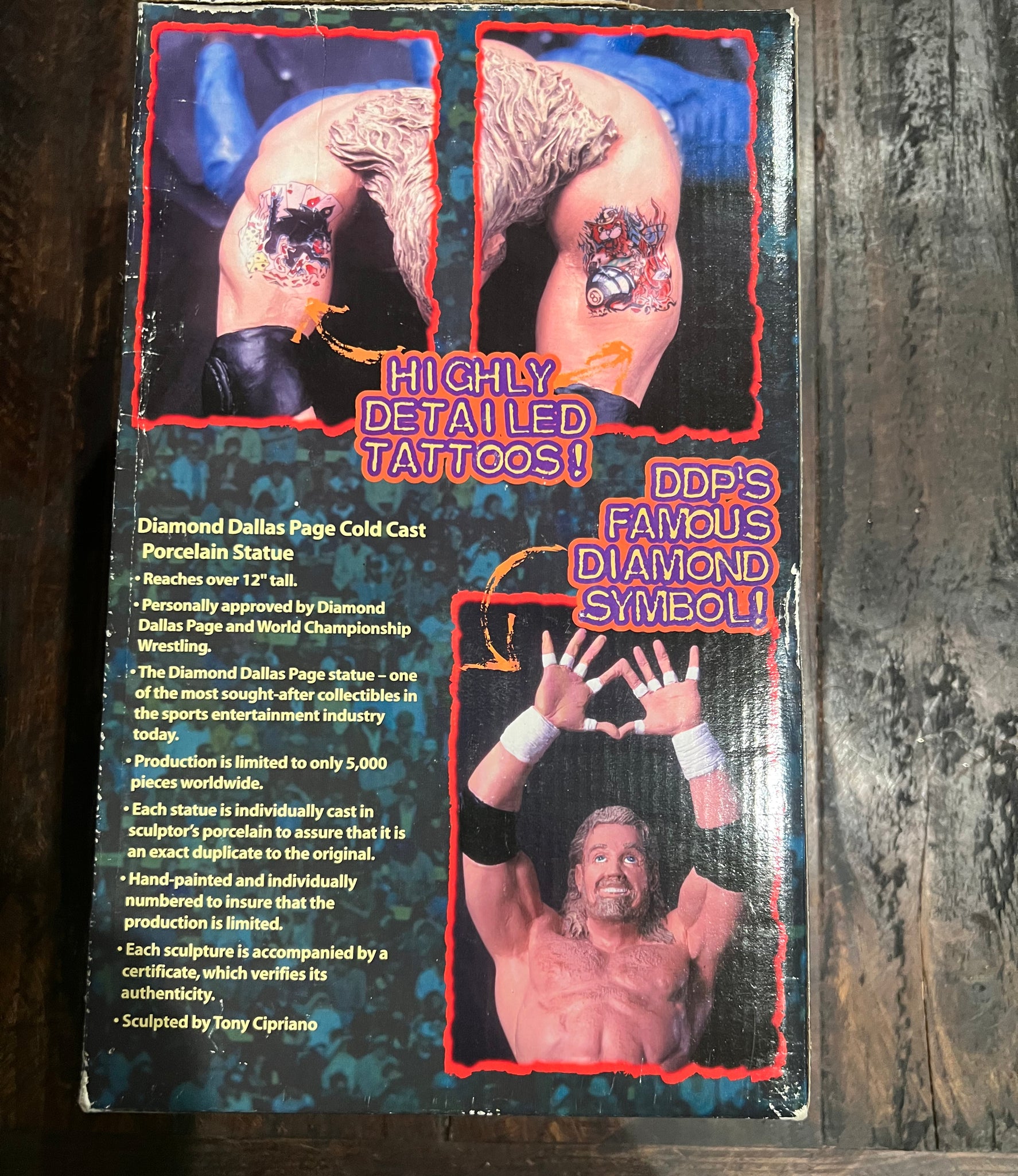 Signed DDP Cold Cast Porcelain Statue