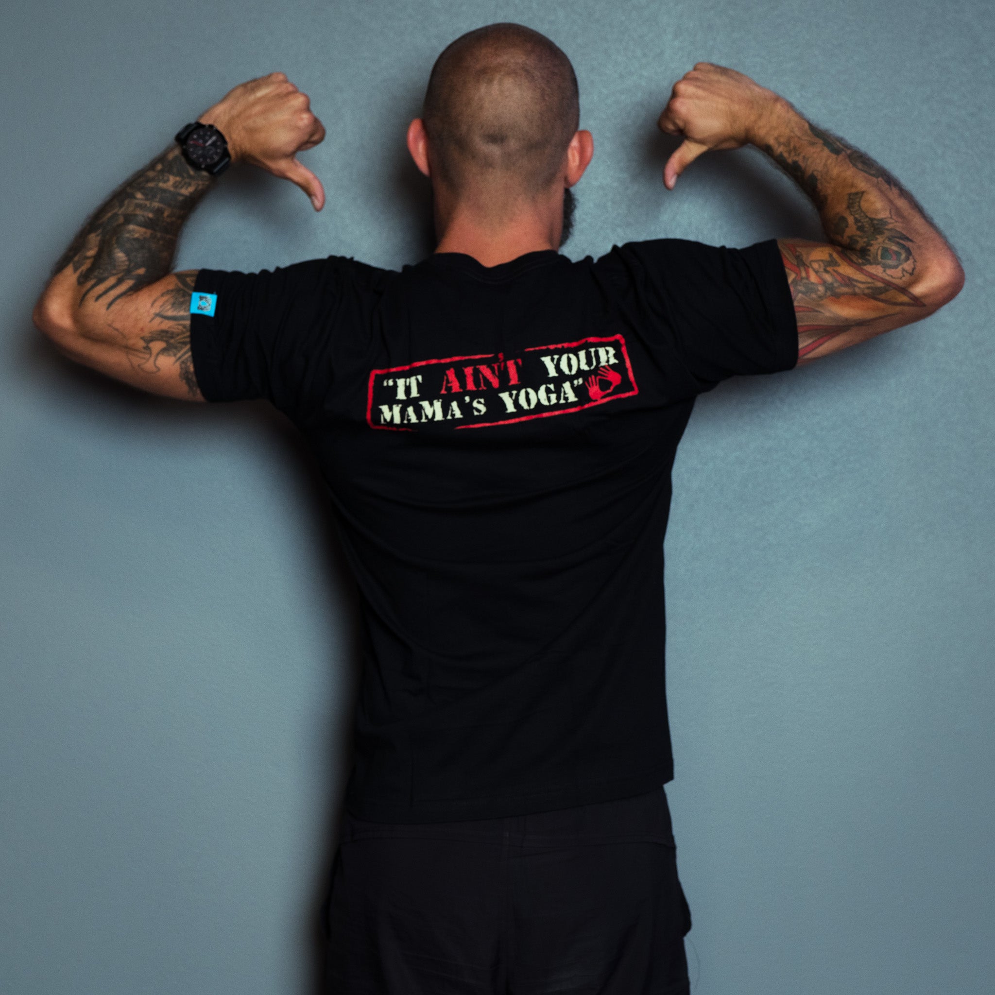 DDPYoga Logo TriBlend Tee