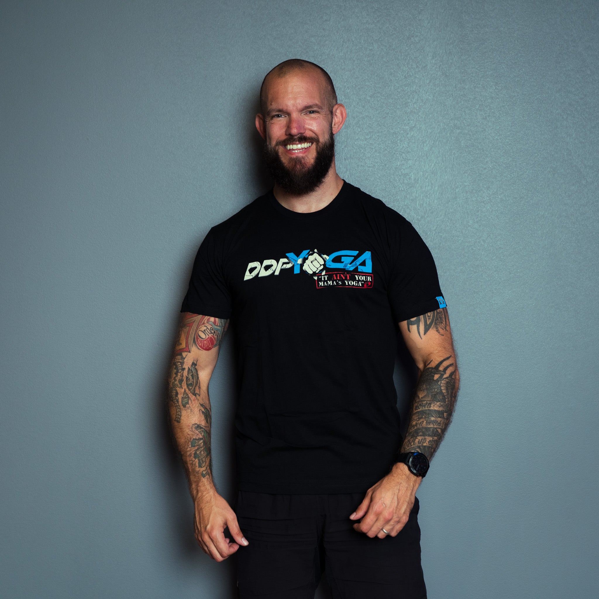 DDPYoga Logo TriBlend Tee