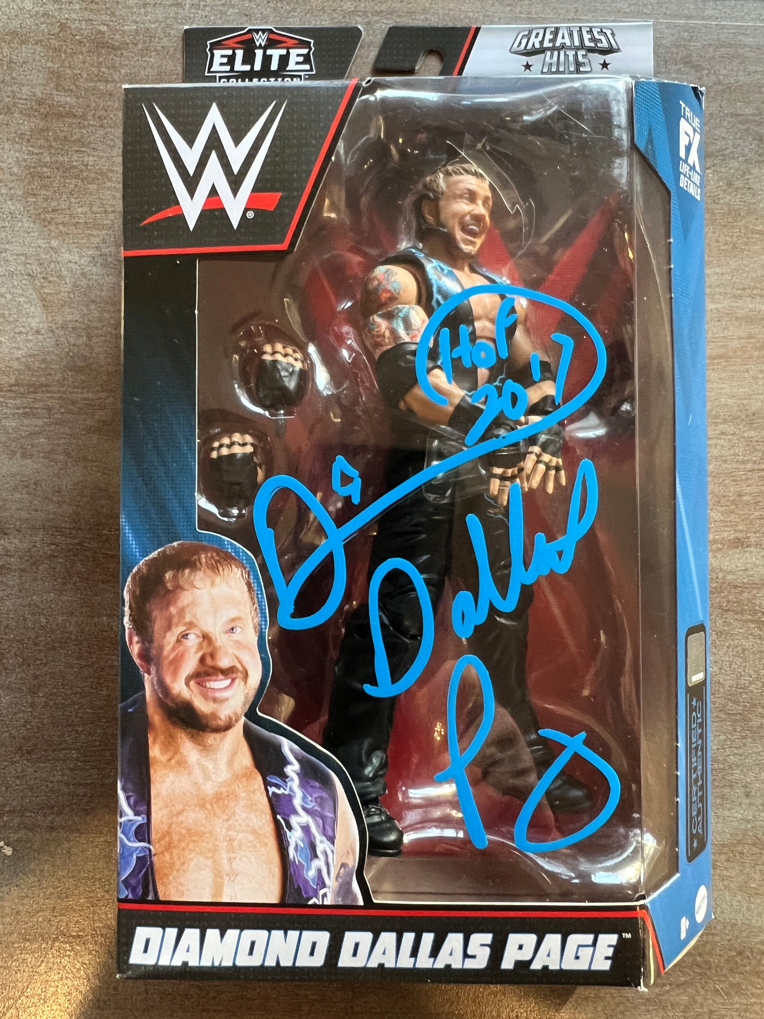 Signed WWE Elite Figure