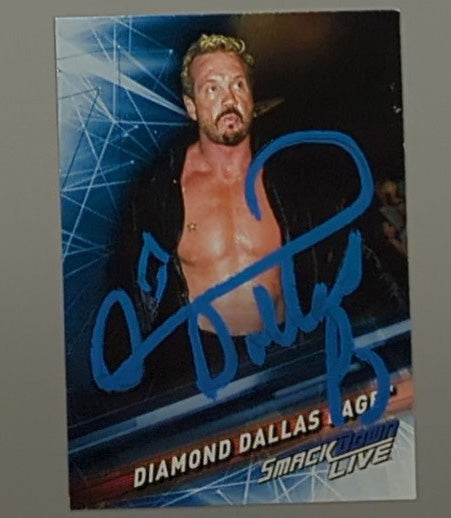 Signed DDP Card SmackDown Live
